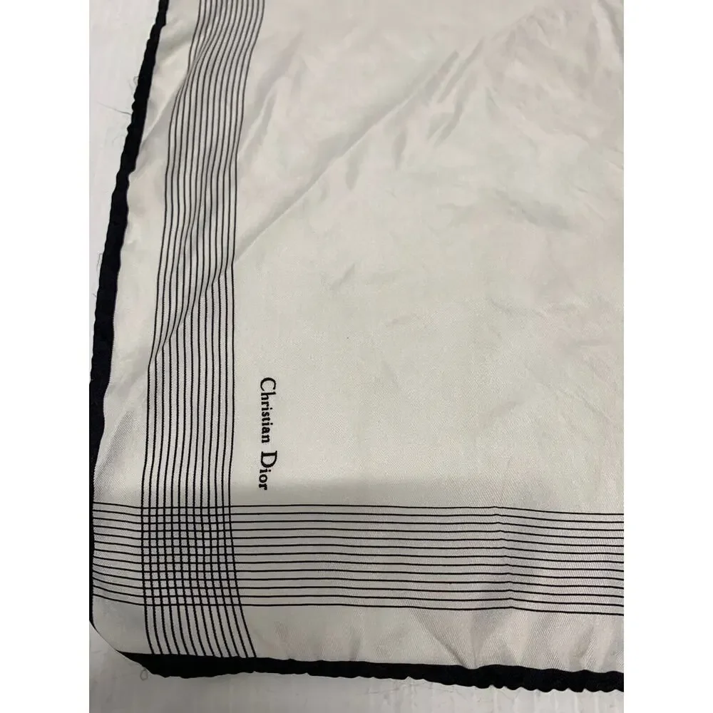 Christian Dior Scarf White Women's A50